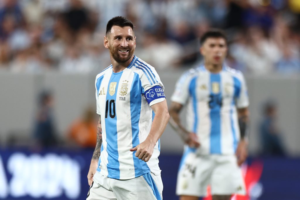 Lionel Messi fue baja ante Perú por una lesión muscular.